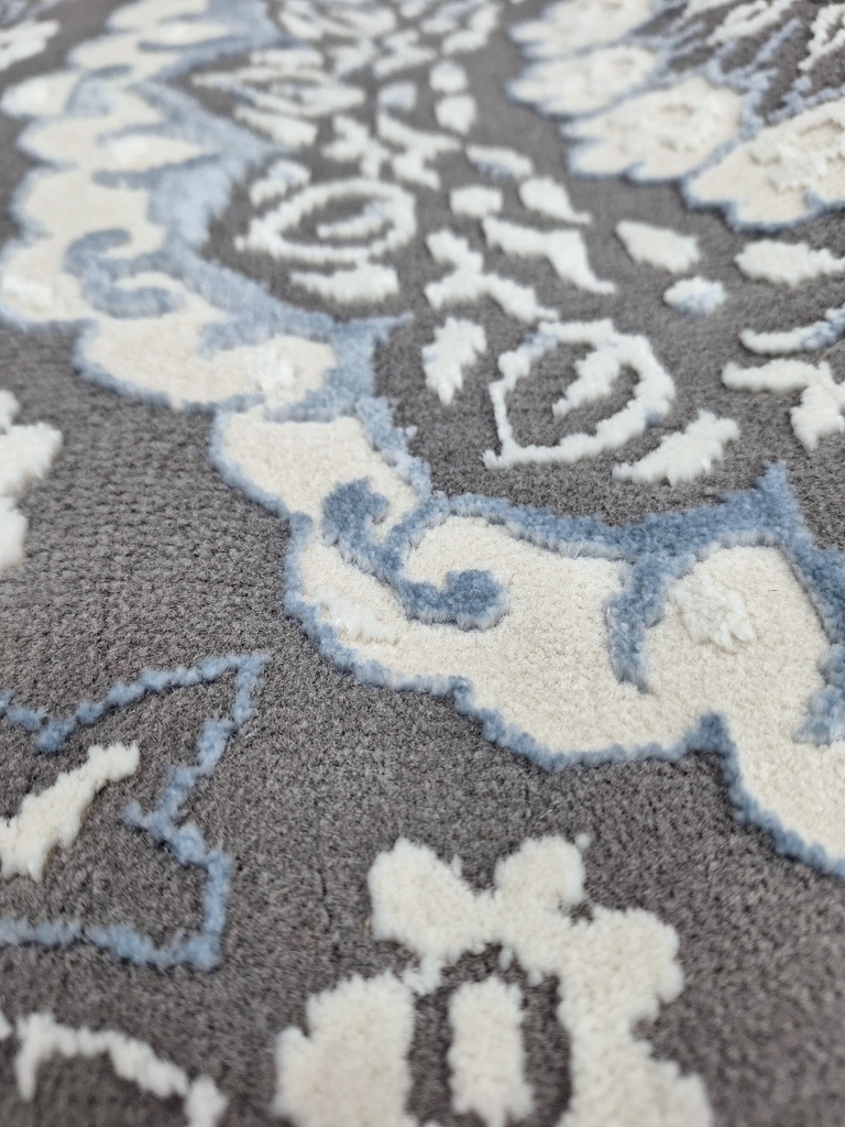 Ковер Лакшери классический 27715_23357 бежевый овал