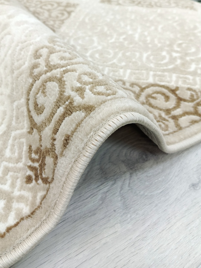 Ковер Визион современный 22005_24055 бежевый овал