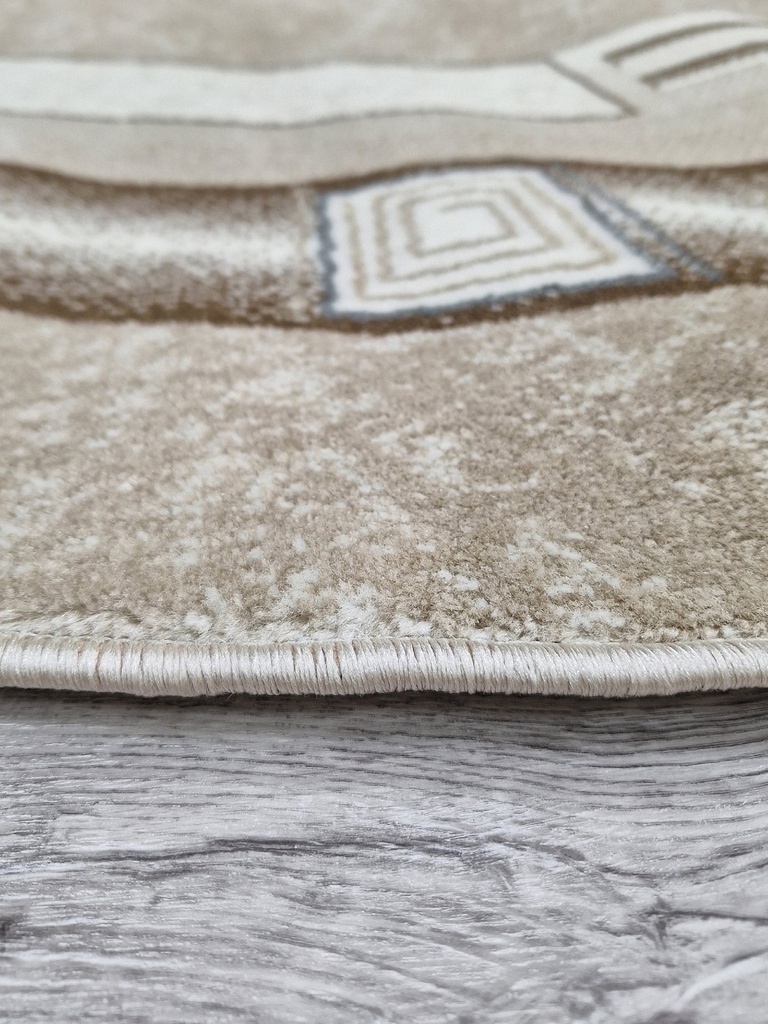 Ковер КРУИЗ современный 22413_29766 бежевый овал