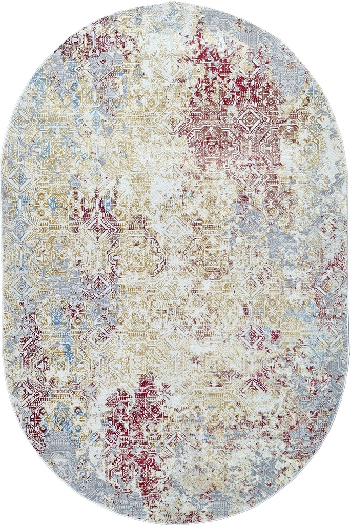 Ковер Tokio Современный 15438 Красный овал