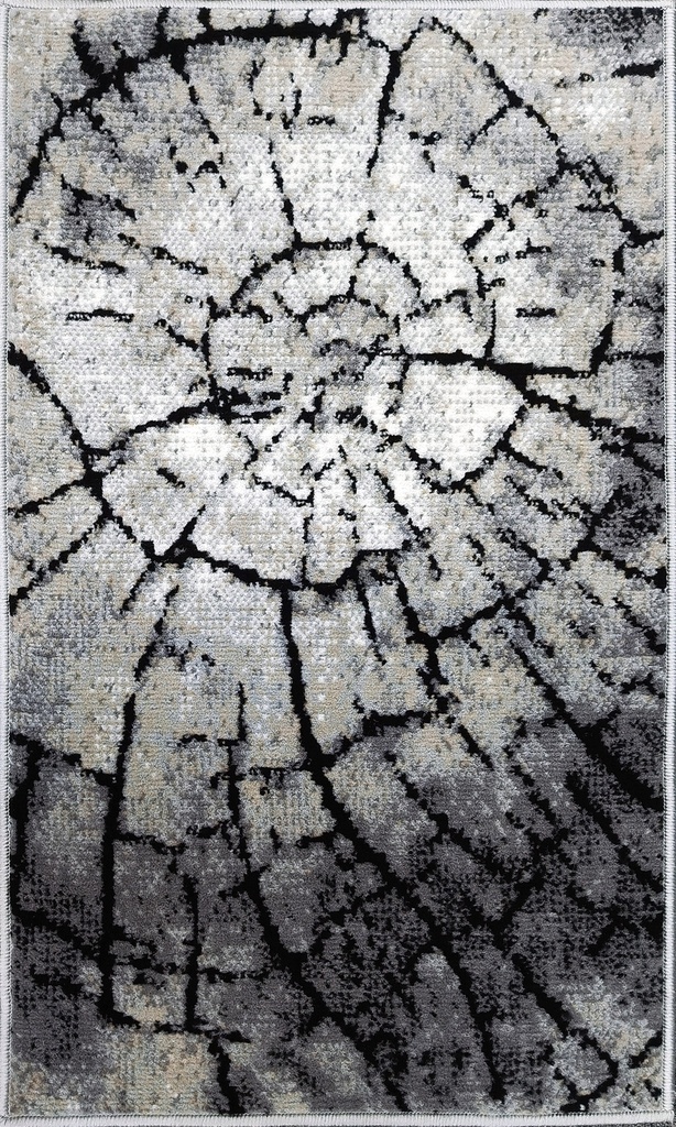 Ковер ЛАЙЛА ДЕ ЛЮКС современный 15751 серый