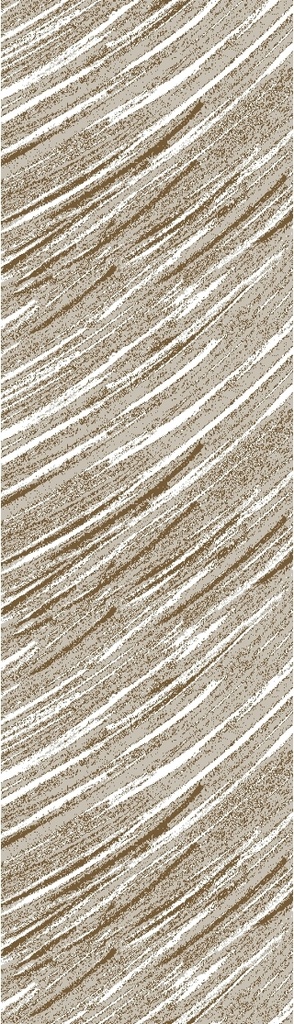 Дорожка Альфа Современный 88050 Бежево-коричневый