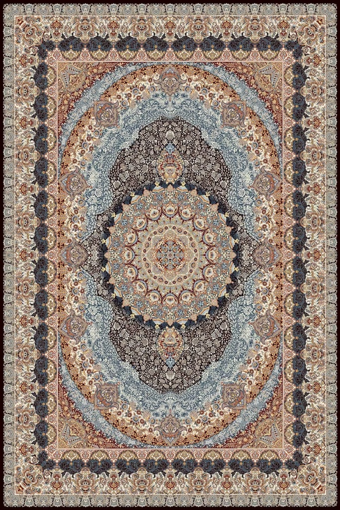 Ковер Pars Классический Gol nama Синий