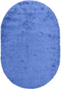 Ковер Лонж Длинноворсный 41700 Синий овал