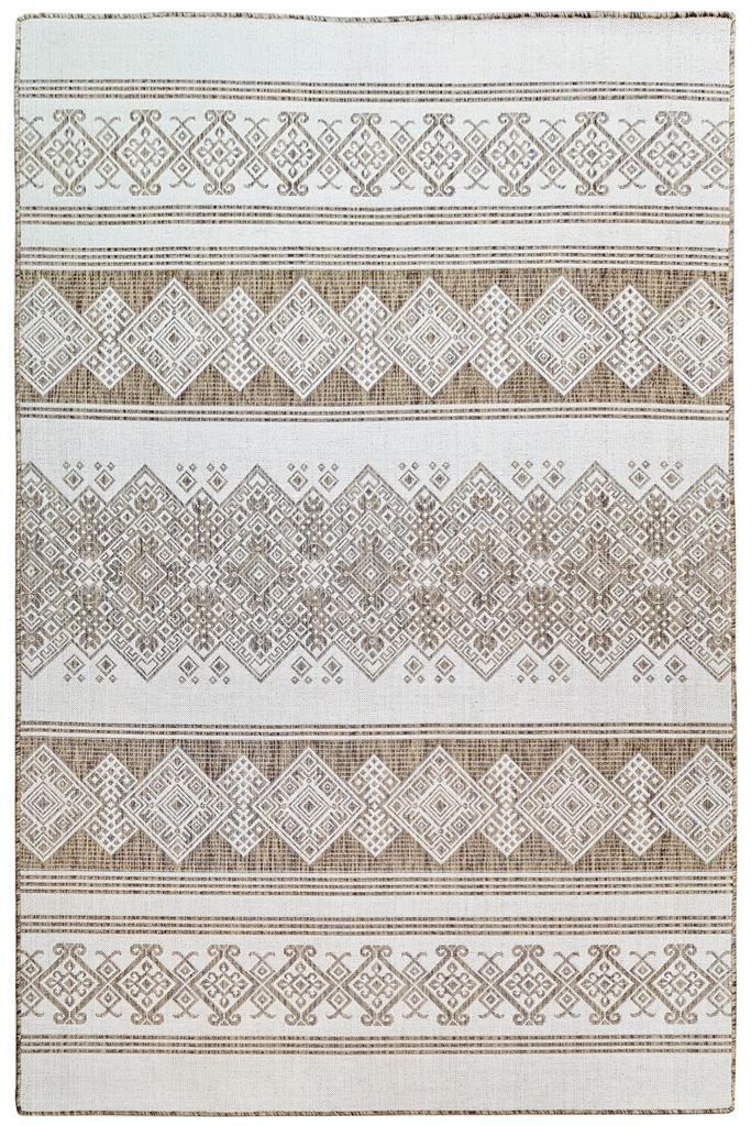 Ковер Эко 94 Безворсовый 78016/23 Бежевый овал