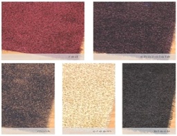 Ковер Spaghetti Длинноворсный черный