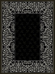 Ковер venedik Современный 5752 Черный