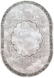 [Nensi GL073Z Brown/Brown овал] Ковер Nensi Классический GL073Z Коричневый