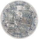 Ковер Banco 1037 Cовременный голубой круг